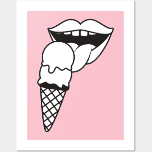 Ice Cream Pop Art Design Tee Posters and Art